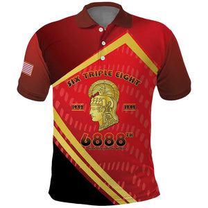 Six Triple Eight Legacy Polo Shirt 6888th Battalion 1942-1949