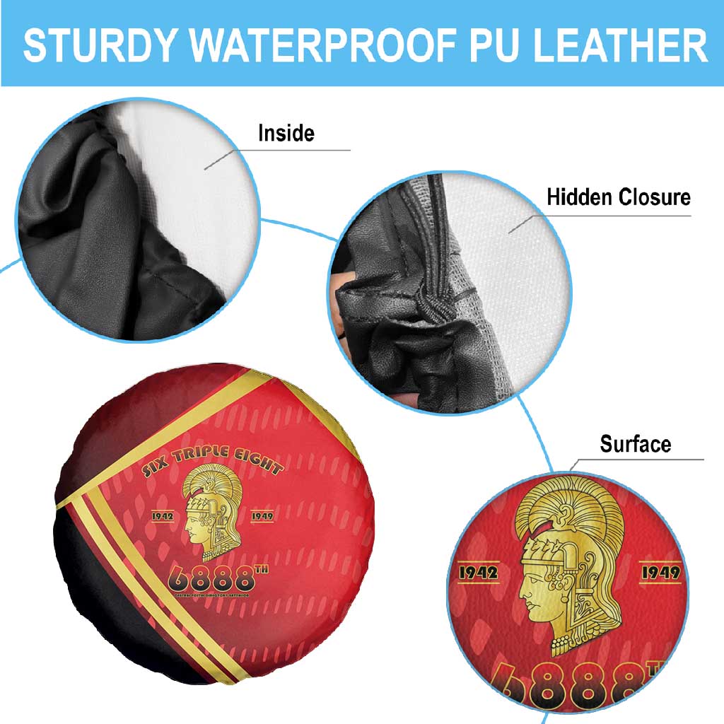 Six Triple Eight Legacy Spare Tire Cover 6888th Battalion 1942-1949