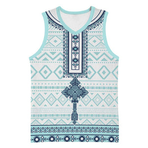 Eritrea Basketball Jersey African Pattern - Habesha Style - African Pride