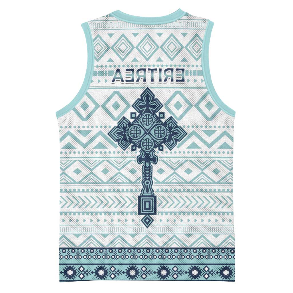 Eritrea Basketball Jersey African Pattern - Habesha Style - African Pride