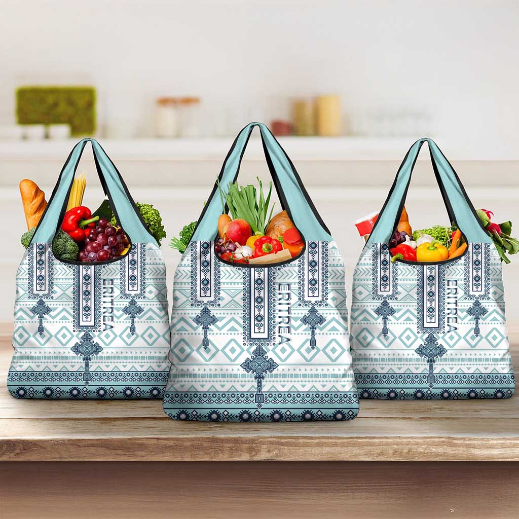 Eritrea Grocery Bag African Pattern - Habesha Style