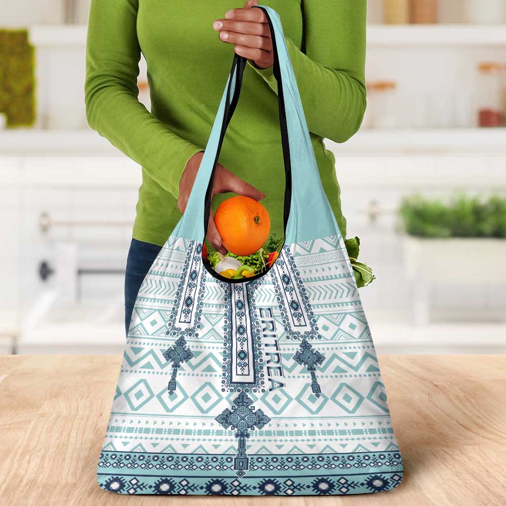 Eritrea Grocery Bag African Pattern - Habesha Style