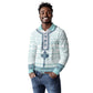 Eritrea Long Sleeve Polo Shirt African Pattern - Habesha Style