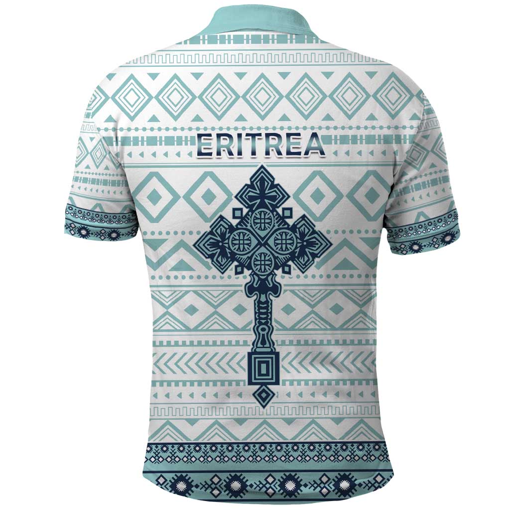 Eritrea Polo Shirt African Pattern - Habesha Style