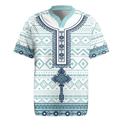 Eritrea Rugby Jersey African Pattern - Habesha Style