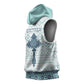 Eritrea Sleeveless Hoodie African Pattern - Habesha Style - African Pride
