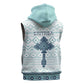 Eritrea Sleeveless Zip Hoodie African Pattern - Habesha Style - African Pride