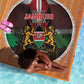 Kenya Jamhuri Day Beach Blanket Coat Of Arms With Kente Pattern - African Pride