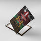 Kenya Jamhuri Day Canvas Wall Art Coat Of Arms With Kente Pattern - African Pride