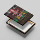 Kenya Jamhuri Day Canvas Wall Art Coat Of Arms With Kente Pattern - African Pride