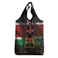 Kenya Jamhuri Day Grocery Bag Coat Of Arms With Kente Pattern - African Pride