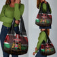 Kenya Jamhuri Day Grocery Bag Coat Of Arms With Kente Pattern - African Pride