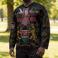 Happy Kenya Independence Day Hockey Jersey Coat Of Arms With Kente Pattern