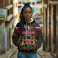 Kenya Jamhuri Day Hoodie Coat Of Arms With Kente Pattern - African Pride