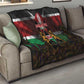 Kenya Jamhuri Day Quilt Coat Of Arms With Kente Pattern - African Pride