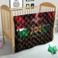 Kenya Jamhuri Day Quilt Coat Of Arms With Kente Pattern - African Pride
