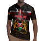 Kenya Jamhuri Day Rugby Jersey Coat Of Arms With Kente Pattern - African Pride