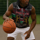 Kenya Jamhuri Day Sleeveless Hoodie Coat Of Arms With Kente Pattern - African Pride