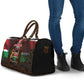 Happy Kenya Independence Day Travel Bag Coat Of Arms With Kente Pattern