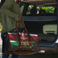 Happy Kenya Independence Day Travel Bag Coat Of Arms With Kente Pattern