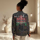 Kenya Jamhuri Day Women Casual Shirt Coat Of Arms With Kente Pattern - African Pride