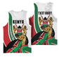 Personalized Kenya Independence Day Basketball Jersey Lion With Coat Of Arms - African Pride