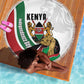 Kenya Independence Day Beach Blanket Lion With Coat Of Arms - African Pride