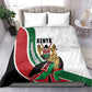 Kenya Independence Day Bedding Set Lion With Coat Of Arms - African Pride