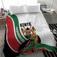 Kenya Independence Day Bedding Set Lion With Coat Of Arms - African Pride