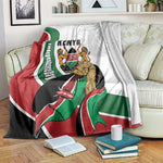 Kenya Independence Day Blanket Lion With Coat Of Arms - African Pride
