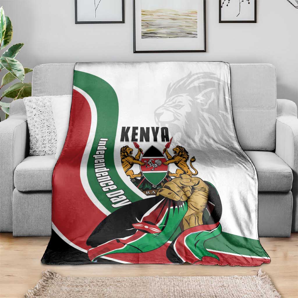 Kenya Independence Day Blanket Lion With Coat Of Arms - African Pride