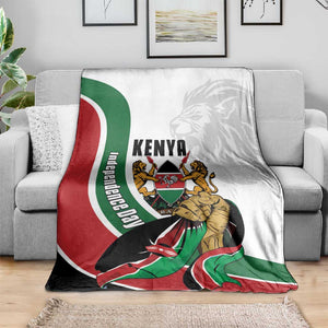 Kenya Independence Day Blanket Lion With Coat Of Arms - African Pride
