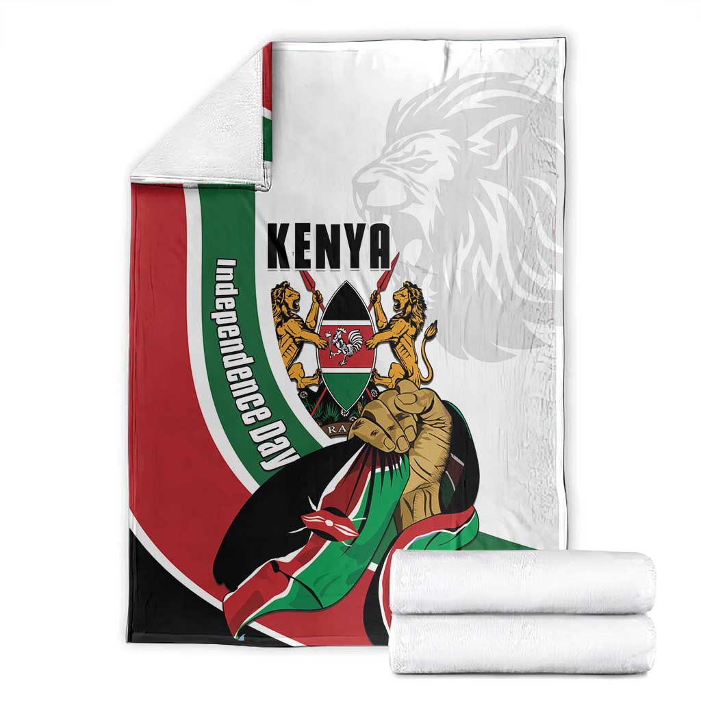 Kenya Independence Day Blanket Lion With Coat Of Arms - African Pride