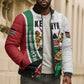 Personalized Kenya Jamhuri Day Bomber Puffer Jacket Lion With Coat Of Arms