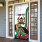 Personalized Kenya Jamhuri Day Door Cover Lion With Coat Of Arms