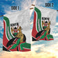 Kenya Independence Day Garden Flag Lion With Coat Of Arms - African Pride