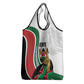 Kenya Independence Day Grocery Bag Lion With Coat Of Arms - African Pride