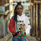 Personalized Kenya Independence Day Hoodie Lion With Coat Of Arms - African Pride