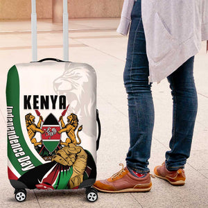 Kenya Independence Day Luggage Cover Lion With Coat Of Arms - African Pride