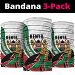 Kenya Independence Day Neck Gaiter Lion With Coat Of Arms - African Pride