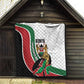 Kenya Independence Day Quilt Lion With Coat Of Arms - African Pride