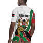 Personalized Kenya Independence Day Rugby Jersey Lion With Coat Of Arms - African Pride