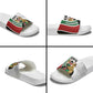 Kenya Jamhuri Day Slide Sandals Lion With Coat Of Arms