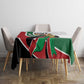Kenya Independence Day Tablecloth Lion With Coat Of Arms - African Pride