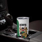 Personalized Kenya Independence Day Tumbler Cup Lion With Coat Of Arms - African Pride