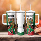 Personalized Kenya Independence Day Tumbler With Handle Lion With Coat Of Arms - African Pride