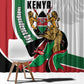 Kenya Independence Day Window Curtain Lion With Coat Of Arms - African Pride