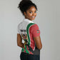 Personalized Kenya Independence Day Women Polo Shirt Lion With Coat Of Arms - African Pride