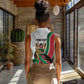 Personalized Kenya Independence Day Women Sleeveless Polo Shirt Lion With Coat Of Arms - African Pride