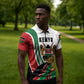 Personalized Kenya Jamhuri Day Zipper Polo Shirt Lion With Coat Of Arms